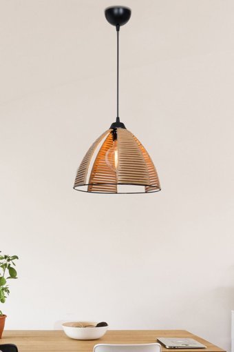 Luna Lighting Tekli Kırmızı Sarkıt Modern Metal Salon-Oturma Odası Avize