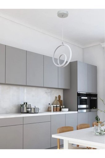 Arteluz 7'li Sarı Sarkıt Modern Çelik Bebek-Çocuk Odası Avize