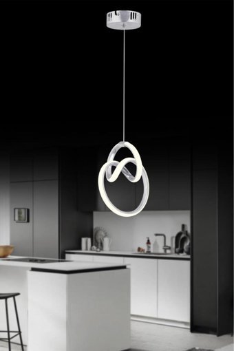 Homing Tekli Kahverengi Plastik Modern Plastik Salon-Oturma Odası Avize