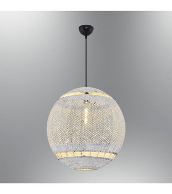 Tt Aydınlatma Tekli Beyaz Ledli Modern Alüminyum Salon-Oturma Odası Avize