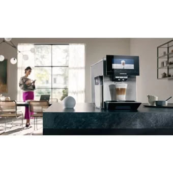 Siemens TQ905R03 EQ.900 1500 W Paslanmaz Çelik Tezgah Üstü Kapsülsüz Öğütücülü Tam Otomatik Espresso Makinesi Inox