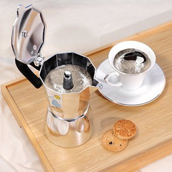 Any Morning Hes-6 Alüminyum Ankastre Kapsülsüz Taşınabilir Mini Manuel Espresso Makinesi Beyaz
