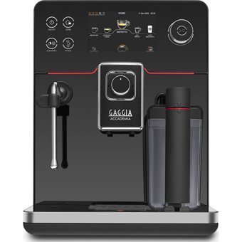 Gaggia Ri9781/01 Yeni Accademia 1500 W Paslanmaz Çelik Tezgah Üstü Kapsülsüz Öğütücülü Tam Otomatik Espresso Makinesi Siyah