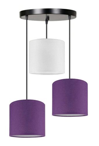 Ladco Aydınlatma M-7106-3-151520 3'lü Siyah Sarkıt Modern Alüminyum Salon-Oturma Odası Avize