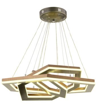 Tt Aydınlatma Tt307-1Tpl-30-Sr Tt Tekli Sarı Ledli Modern Alüminyum Salon-Oturma Odası Avize