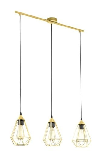 Eglo Dobley Pro Tekli Altın Sarkıt Modern Çelik Salon-Oturma Odası Avize