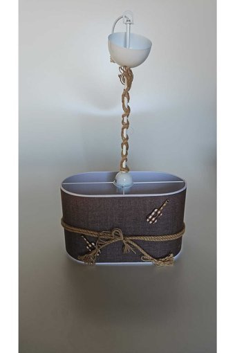 Tugu Home Baby Avize16 Tekli Beyaz Sarkıt Modern Kumaş Bebek-Çocuk Odası Avize