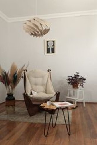 Atölye Zed Zed82 Tekli Siyah Makrome Bohem Halat Salon-Oturma Odası Avize