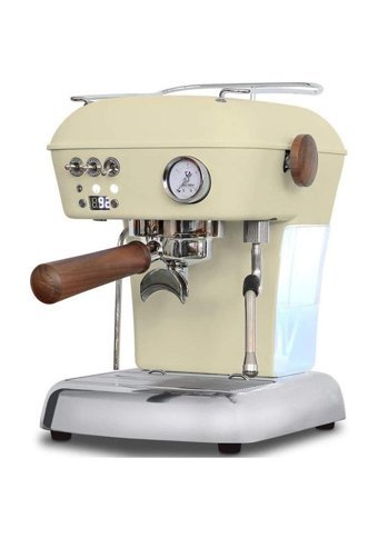 Ascaso Dream Pid 1100 W Paslanmaz Çelik Tezgah Üstü Kapsülsüz Öğütücülü Manuel Espresso Makinesi Krem