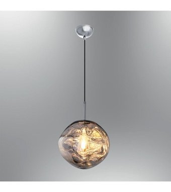 Osc Home 7'li Siyah Küre Modern Metal Salon-Oturma Odası Avize