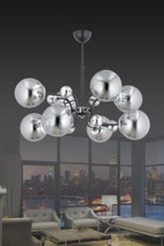 Eslight Tekli Kahverengi Hasır Otantik Hasır Salon-Oturma Odası Avize