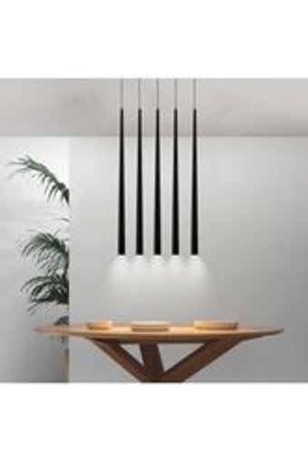 Viesteknoloji Tekli Beyaz Cam Modern Kumaş Salon-Oturma Odası Avize