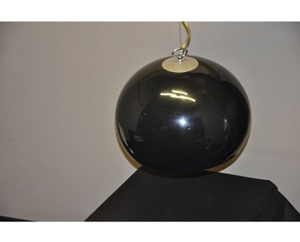 Küre Cam Tekli Beyaz Jüt Rustik Halat Salon-Oturma Odası Avize