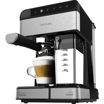 Cecotec Power Instant-Ccino Touch Serisi 1350 W Tezgah Üstü Kapsülsüz Yarı Otomatik Espresso Makinesi Siyah