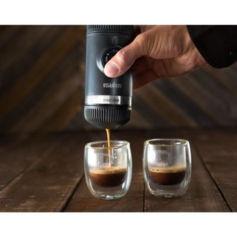 Wacaco Barista Kit Kapsülsüz Taşınabilir Mini Manuel Espresso Makinesi Siyah