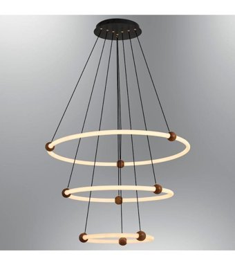 Oia Light Olr63L Raven Tekli Bej Modern Bambu Salon Avize