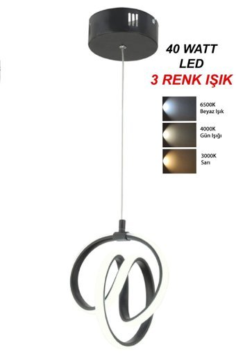 Ufuk Store Tekli Bordo Tekli Modern Plastik Bebek-Çocuk Odası Avize
