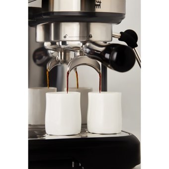 Karaca Coffeemaid 1450 W Paslanmaz Çelik Tezgah Üstü Kapsülsüz Öğütücülü Yarı Otomatik Espresso Makinesi Siyah