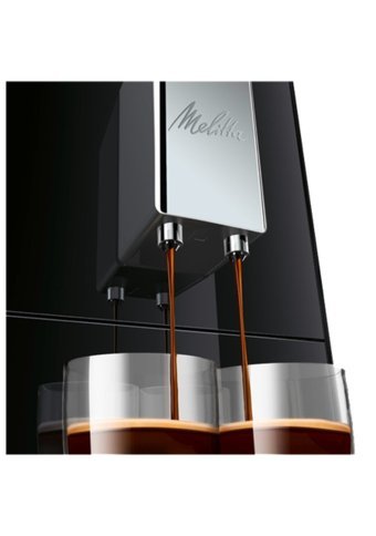 Melitta E950-101 1400 W Paslanmaz Çelik Tezgah Üstü Kapsülsüz Öğütücülü Tam Otomatik Espresso Makinesi Siyah
