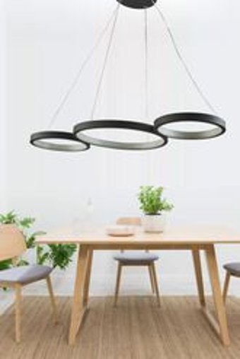 Noas Yl77-7002 Tekli Bej Ledli Modern Lazer Kesim Salon-Oturma Odası Avize