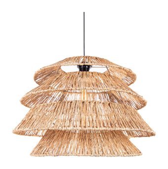Mucito 3'lü Beyaz Şapkalı Modern Plastik Salon-Oturma Odası Avize