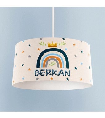 Luxshome Tekli Çok Renkli Metal Modern Metal Salon-Oturma Odası Avize