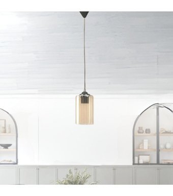Perateknoloji 4'lü Siyah Ledli Modern Alüminyum Salon-Oturma Odası Avize