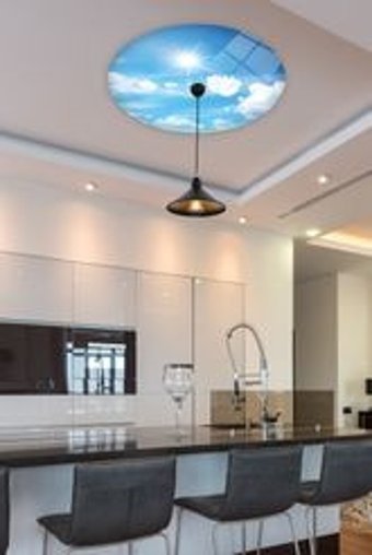 Cici Odam Yıldızlı Uçan Balon Sevimli Hayvanlar Tekli Çok Renkli Sarkıt Modern Kumaş Bebek-Çocuk Odası Avize