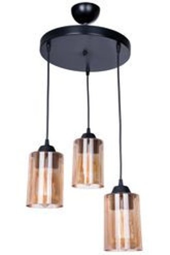 Özcan Aydınlatma 2719-2A-03 Magose 2'li Sarı Halka Modern Metal Salon-Oturma Odası Avize