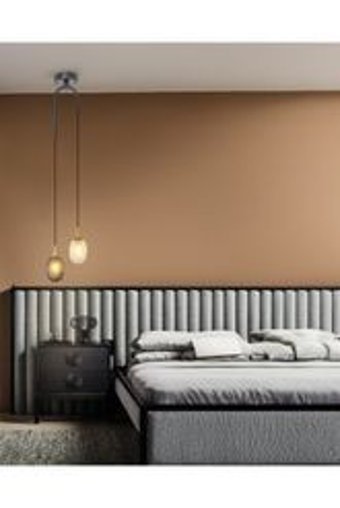 Oia Light Olr313 Castor Tekli Bej Modern Bambu Salon Avize