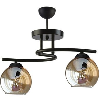 Avizella 2'li Bej Kristal Taşlı Modern Krom Salon-Oturma Odası Avize