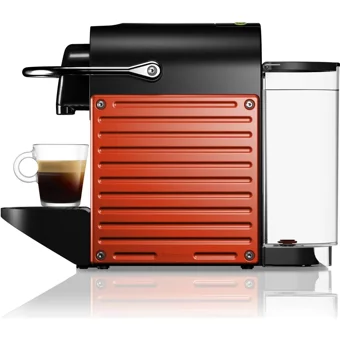 Nespresso C66R Pixie 230 W Paslanmaz Çelik Tezgah Üstü Kapsüllü Yarı Otomatik Espresso Makinesi Titan