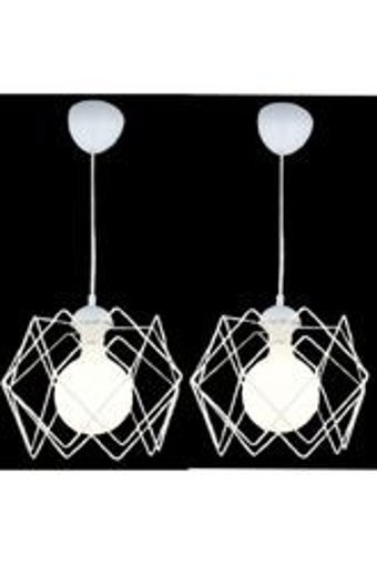 Retro Home Design 6'lı Siyah Küre Modern Metal Salon-Oturma Odası Avize