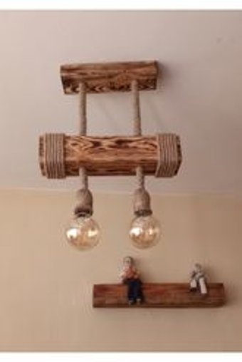 Osc Home Aydınlatma Tasarım 3'lü Bej Sarkıt Modern Metal Salon-Oturma Odası Avize