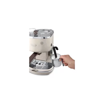 Delonghi ECOV311.BG Icona 1100 W Paslanmaz Çelik Tezgah Üstü Kapsülsüz Espresso Makinesi Bej