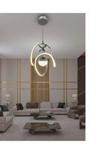 Polataydinlatma Avanos Tekli Siyah Sarkıt Modern Halat Salon-Oturma Odası Avize