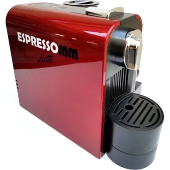 Espressomm 1200 W Tezgah Üstü Kapsüllü Yarı Otomatik Espresso Makinesi Kırmızı