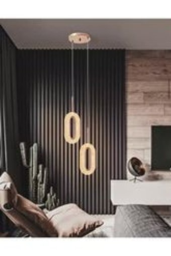 Fer Avize İdil 3'lü Metal Modern Krom Salon-Oturma Odası Avize
