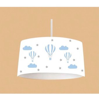 Fico Home Tekli Mavi Ledli Modern Metal Bebek-Çocuk Odası Avize