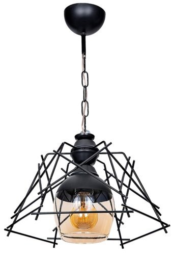 Özbak Avize 2'li Siyah Metal Modern Plastik Salon-Oturma Odası Avize