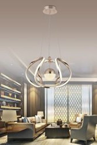 Gökdağ Group Balle Tekli Turkuaz Sarkıt Modern Hasır Salon-Oturma Odası Avize