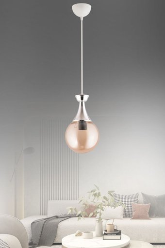 İtsybitsy Tekli Yeşil Sarkıt Modern Kumaş Bebek-Çocuk Odası Avize