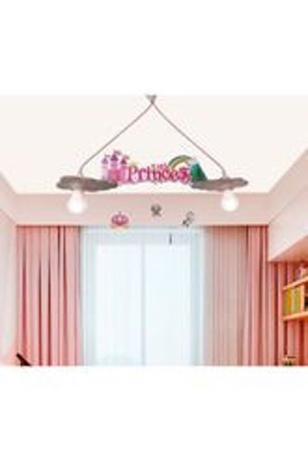 Arya Tekli Mavi Ahşap Modern Ahşap Bebek-Çocuk Odası Avize