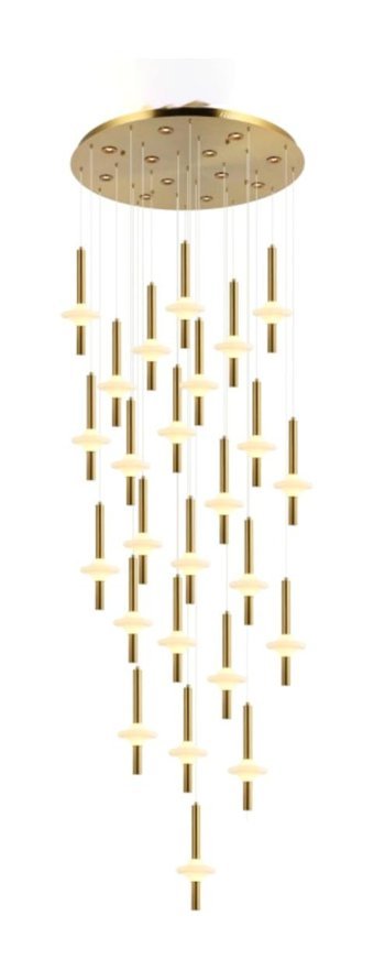Voxlamp Lighting Solutions 3'lü Siyah Sarkıt Modern Ahşap Salon-Oturma Odası Avize