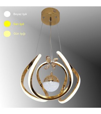 Tekfa 3'lü Siyah Sarkıt Modern Metal Mutfak Avize
