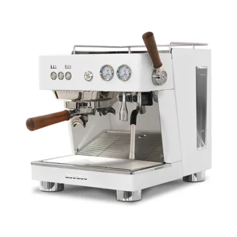 Ascaso Baby T Plus Serisi 1200 W Paslanmaz Çelik Tezgah Üstü Kapsülsüz Öğütücülü Espresso Makinesi Inox