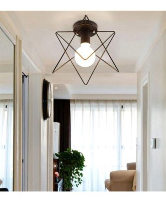 Burenze Tekli Altın Ledli Modern Metal Salon Avize