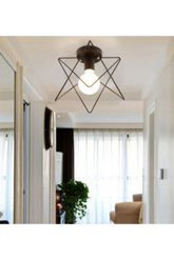 Burenze Tekli Altın Ledli Modern Metal Salon Avize