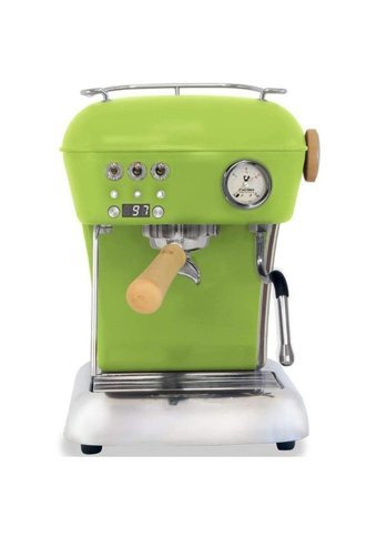 Ascaso Dream Pid 1100 W Paslanmaz Çelik Tezgah Üstü Kapsülsüz Öğütücülü Manuel Espresso Makinesi Yeşil