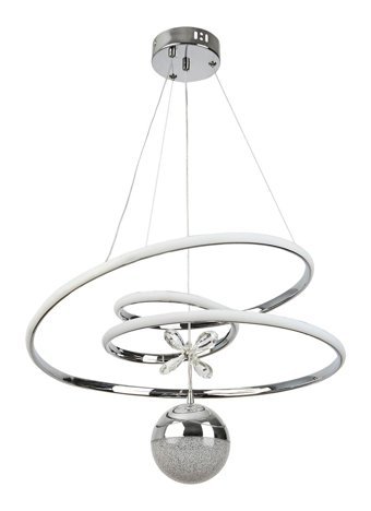 Özcan Aydınlatma 2792-2A-24 Solina 2'li Altın Sarkıt Modern Cam Salon-Oturma Odası Avize